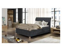 JUSTyou Happy Letto Antracite Velours 140x200
