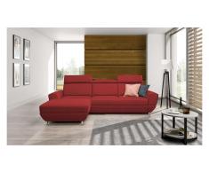 JUSTyou BUENO COMFORT Divano angolare Rosso