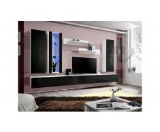 JUSTyou FLI E IV Parete attrezzata Bianco Nero