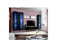 JUSTyou AUR C II Parete attrezzata Nero