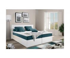 JUSTyou Frankfort Letto Vi-Spring 180x200 Bianco Blu