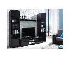 JUSTyou Gordia XI Parete attrezzata Opaco Nero