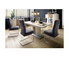 JUSTyou Mirales Tavolo da pranzo Rovere Wotan | Bianco