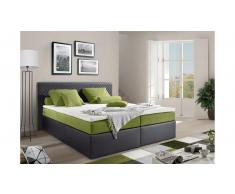 JUSTyou Frankfort Letto Vi-Spring 180x200 Nero Verde