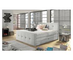 JUSTyou Medino Letto Vi-Spring Bianco 140x200