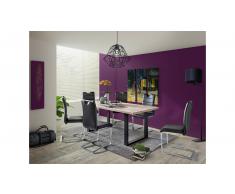 JUSTyou Heimdall Set tavolo Faggio Nero Acciaio