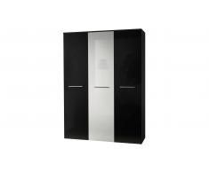 JUSTyou BOG Armadio ad ante Bianco Nero