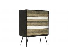 JUSTyou Adesso Credenza Grigio Nero Acacia