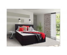 JUSTyou Mefis Letto Vispring 126x160x200 cm Nero