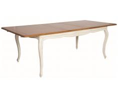 JUSTyou Verona Tavolo da pranzo Betulla Panna