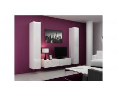 JUSTyou Set Vago IX Parete attrezzata Bianco