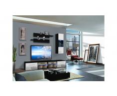 JUSTyou TUBAS C I Parete attrezzata Nero Bianco