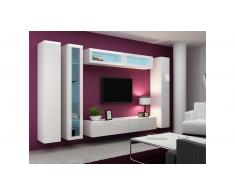 JUSTyou Set Vago VI Parete attrezzata Bianco