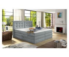 JUSTyou Fendy Letto Vi-Spring Grigio 140x200