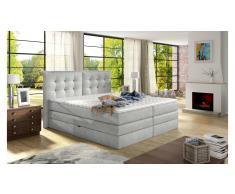 JUSTyou Fendy Letto Vi-Spring Bianco 140x200