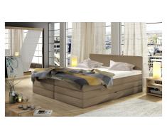 JUSTyou Emma Letto Cappuccino Pelle sintetica 160x200