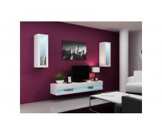 JUSTyou Set Vago N XI Parete attrezzata Bianco