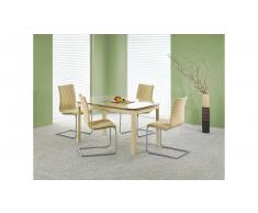 JUSTyou Kayden Tavolo da pranzo Beige + 4 Sedie K149