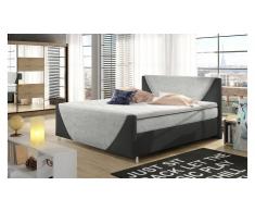 JUSTyou Velvet Letto Vi-Spring Bianco 180x200