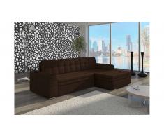 JUSTyou Conforti Divano angolare 165x270x80 Marrone