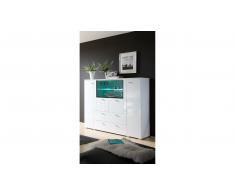 JUSTyou Palermo Credenza Bianco con illuminazione LED