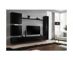 JUSTyou SWOTCH VIII Parete attrezzata Nero