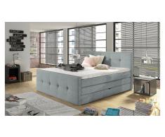 JUSTyou Medino Letto Vi-Spring Grigio 160x200