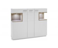 JUSTyou Arles Credenza Bianco opaco