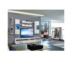 JUSTyou CLIVO C II Parete attrezzata Bianco