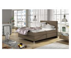 JUSTyou Cosy Letto Marrone Pelle sintetica 140x200