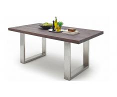 JUSTyou Iowa Tavolo da pranzo Quercia Marrone 100x180