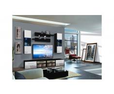 JUSTyou INVONTO C II Parete attrezzata Nero Bianco