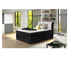 JUSTyou Amalfi Letto Vi-Spring Nero 120x200