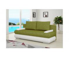 JUSTyou Milo Divano Letto 95x205x90 Bianco Verde