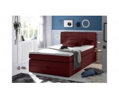 JUSTyou Albany I Letto Vi-Spring 140x200 cm Rosso