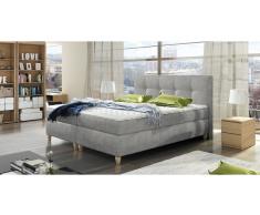 JUSTyou Malta Letto Vi-Spring Bianco 140x200