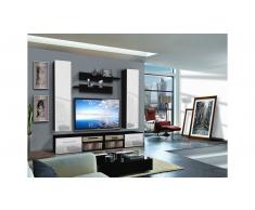 JUSTyou INVONTO D II Parete attrezzata Nero Bianco