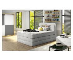 JUSTyou Amalfi Letto Vi-Spring Bianco 120x200