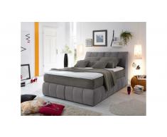 JUSTyou Pierre Letto Vi-Spring Velours 140x200 Grigio