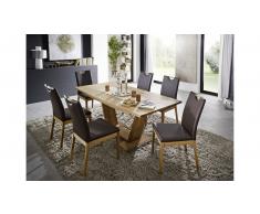 JUSTyou Malpa Tavolo da pranzo 90x160 cm Quercia
