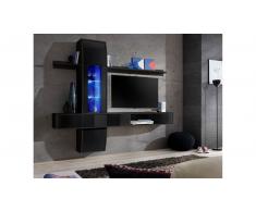 JUSTyou CAMET II Parete attrezzata Nero