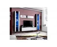 JUSTyou AUR A II Parete attrezzata Nero Bianco