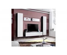 JUSTyou AUR A I Parete attrezzata Nero Bianco