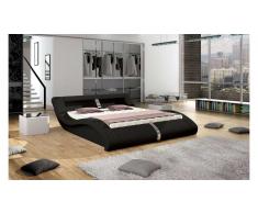 JUSTyou MALIBU Letto matrimoniale 155x262x70 Nero
