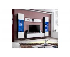 JUSTyou AUR A III Parete attrezzata Nero Bianco