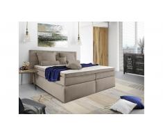 JUSTyou Lansing Letto Vi-Spring 140x200 cm Caffellatte
