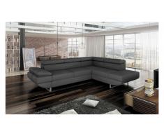 JUSTyou GIO Divano angolare 207x267x72-92 cm Grigio