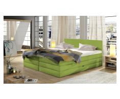 JUSTyou Emma Letto Lime verde Velours 140x200