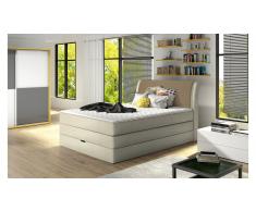 JUSTyou Amalfi Letto Vi-Spring Panna 140x200