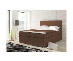 JUSTyou Divalo Letto Vispring 126x160x200 cm Marrone